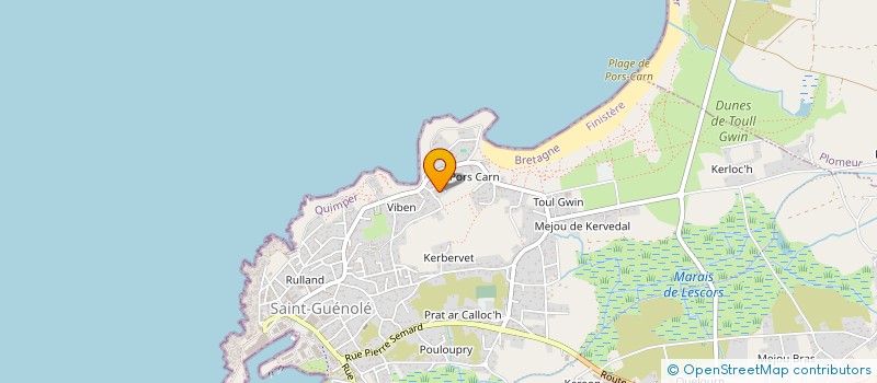 localisation de l'entreprise MADAME STEPHANIE ST JOHN PRESTON  PENMARCH