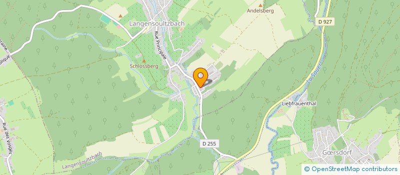 localisation de l'entreprise MADAME STEPHANIE STEINMETZ  LANGENSOULTZBACH