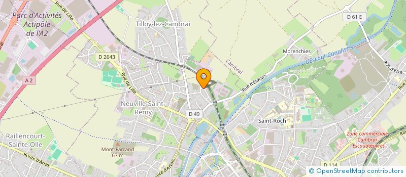 localisation de l'entreprise MADAME STEPHANIE STOURBES  NEUVILLE-SAINT-REMY