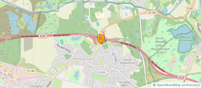 localisation de l'entreprise MADAME STEPHANIE SZAFRANIAK  PECQUENCOURT