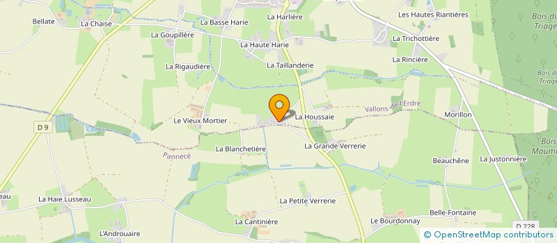 localisation de l'entreprise MADAME STEPHANIE TALAVERA  VALLONS-DE-L'ERDRE