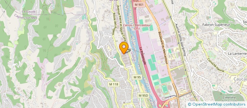 localisation de l'entreprise MADAME STEPHANIE TARDIEU  SAINT-LAURENT-DU-VAR