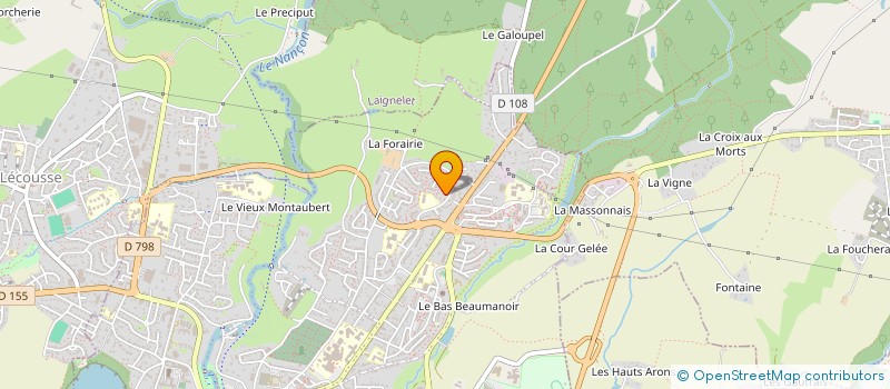 localisation de l'entreprise MADAME STEPHANIE TARDIVON  FOUGERES