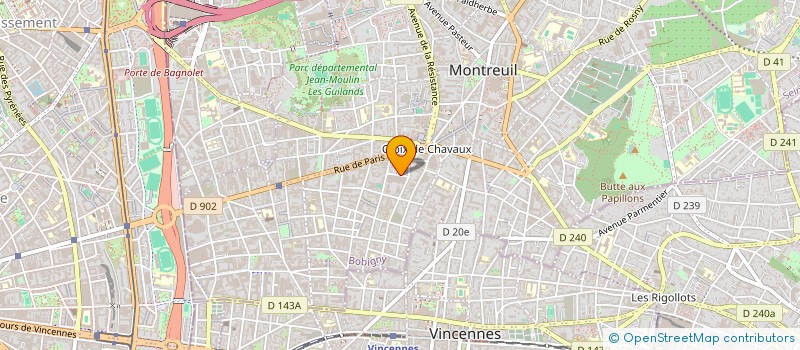 localisation de l'entreprise MADAME STEPHANIE TASSOTTI à MONTREUIL