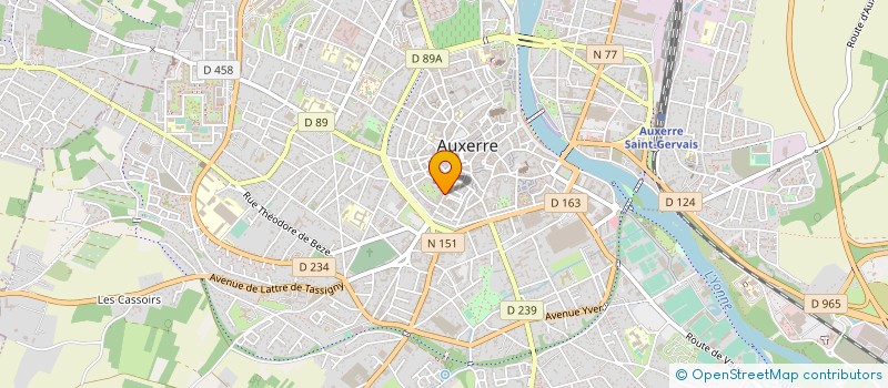 localisation de l'entreprise MADAME STEPHANIE TAYLOR à AUXERRE