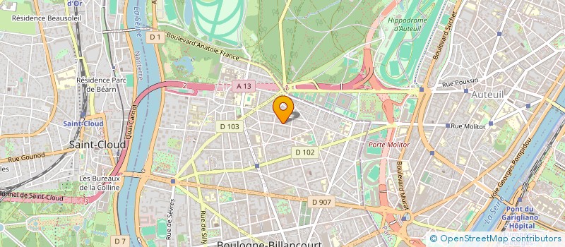 localisation de l'entreprise MADAME STEPHANIE TCHEKERUL KOUCH  BOULOGNE-BILLANCOURT