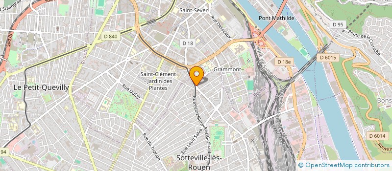 localisation de l'entreprise MADAME STEPHANIE TCHOUMEGNI  LE PETIT-QUEVILLY