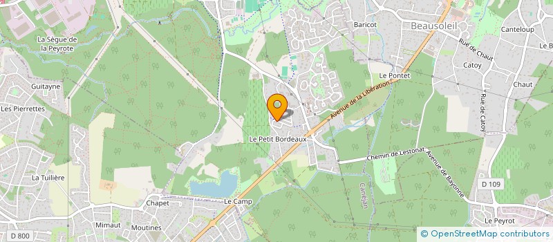 localisation de l'entreprise MADAME STEPHANIE TEILLET  CANEJAN