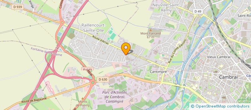 localisation de l'entreprise MADAME STEPHANIE TEISSIER  RAILLENCOURT-SAINTE-OLLE