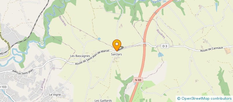 localisation de l'entreprise MADAME STEPHANIE TEISSIER  ROSIERES