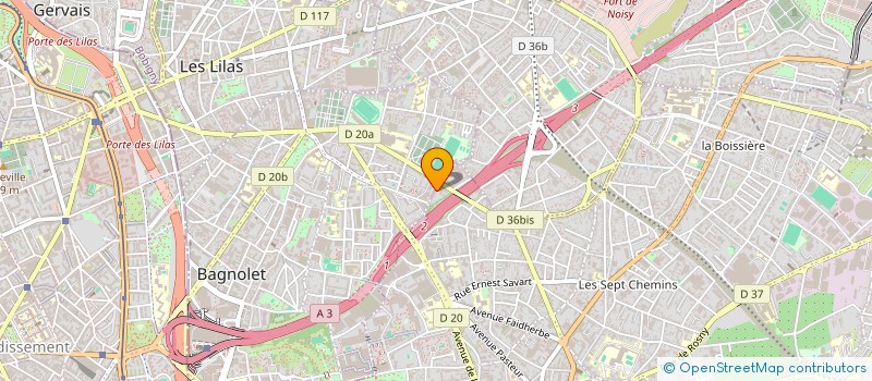 localisation de l'entreprise MADAME STEPHANIE TEIXEIRA à MONTREUIL