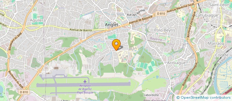 localisation de l'entreprise MADAME STEPHANIE TERRAIN à ANGLET