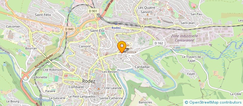 localisation de l'entreprise MADAME STEPHANIE TERRAL  RODEZ