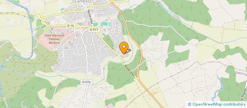 localisation de l'entreprise MADAME STEPHANIE TERRIER  LAMBESC