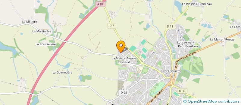 localisation de l'entreprise MADAME STEPHANIE TESSIER  ESSARTS-EN-BOCAGE