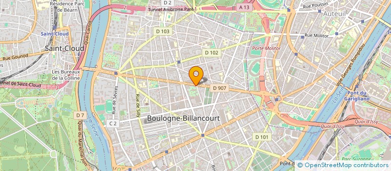 localisation de l'entreprise MADAME STEPHANIE TEYSSOU à BOULOGNE-BILLANCOURT
