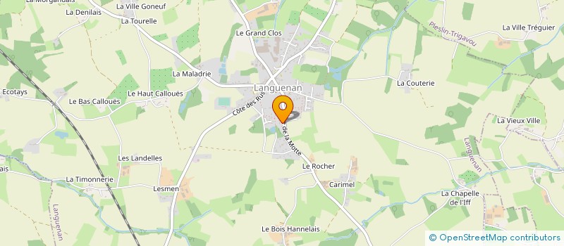 localisation de l'entreprise MADAME STEPHANIE THEBAULT  LANGUENAN