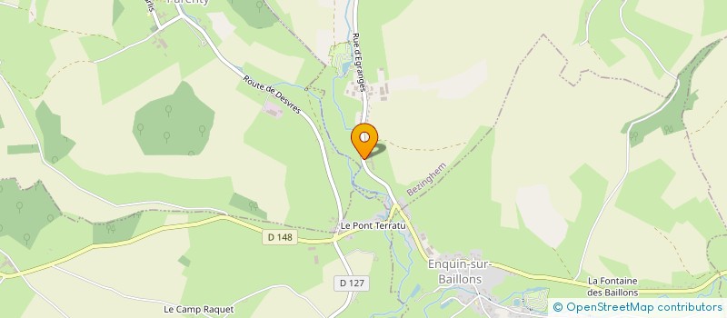 localisation de l'entreprise MADAME STEPHANIE THERESE LECLERCQ  BEZINGHEM