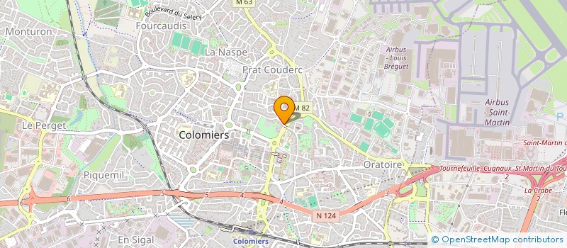 localisation de l'entreprise MADAME STEPHANIE THERON à COLOMIERS