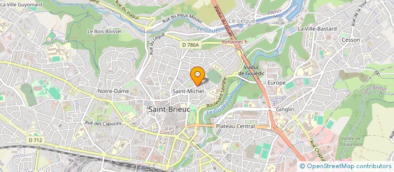 localisation de l'entreprise MADAME STEPHANIE THEVENIN à SAINT-BRIEUC