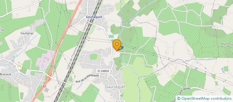 localisation de l'entreprise MADAME STEPHANIE THEVIN  GAURIAGUET