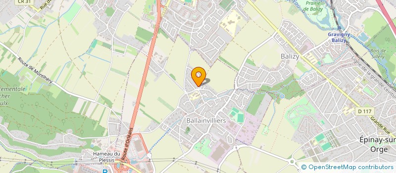 localisation de l'entreprise MADAME STEPHANIE THEVRET-ALBERT  BALLAINVILLIERS