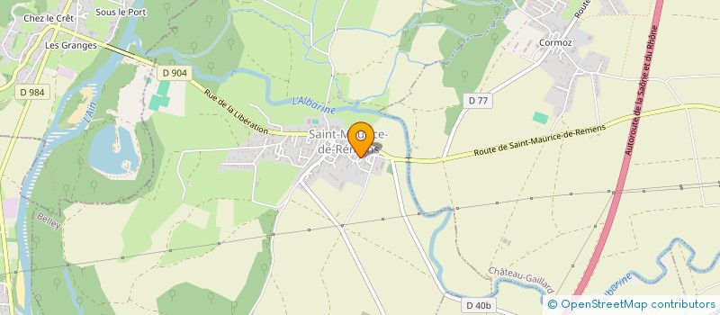 localisation de l'entreprise MADAME STEPHANIE THIBAULT  SAINT-MAURICE-DE-REMENS