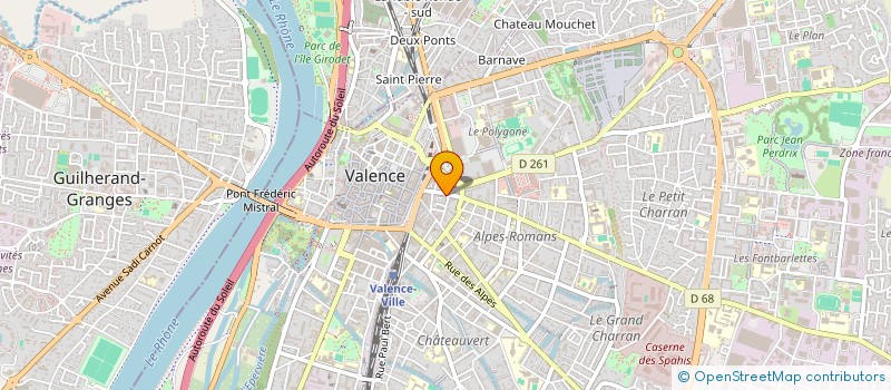 localisation de l'entreprise MADAME STEPHANIE THIMON  VALENCE