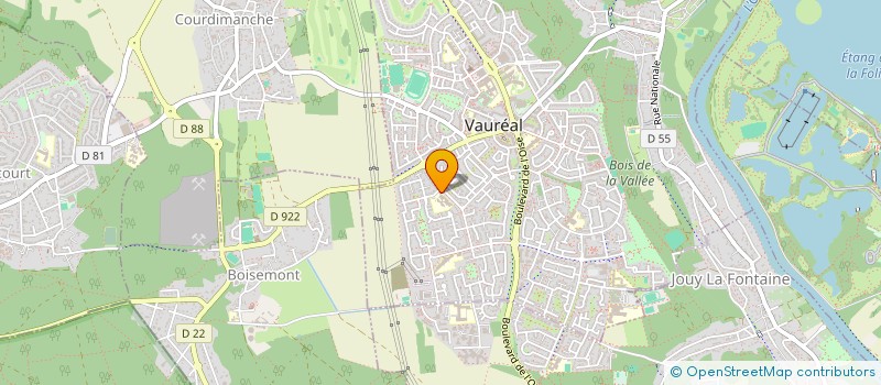 localisation de l'entreprise MADAME STEPHANIE THIROT  VAUREAL