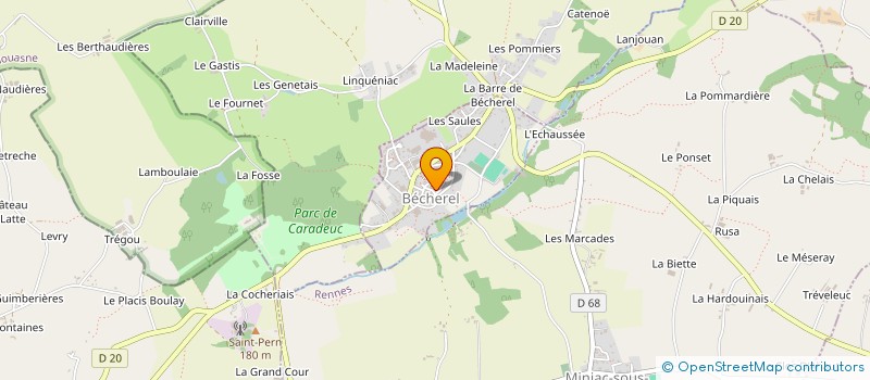 localisation de l'entreprise MADAME STEPHANIE THOMAS à BECHEREL