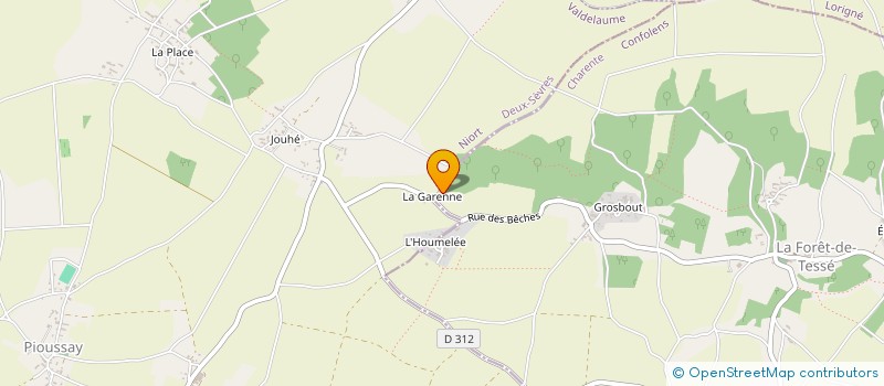 localisation de l'entreprise MADAME STEPHANIE THOMAS à SOUVIGNE