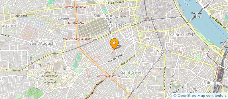 localisation de l'entreprise MADAME STEPHANIE THOMAS  BORDEAUX