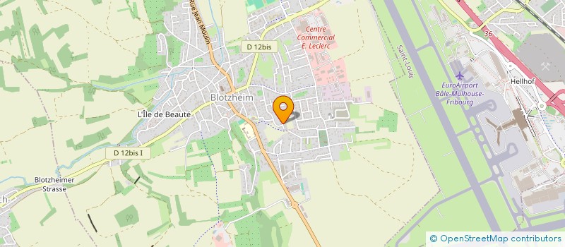 localisation de l'entreprise MADAME STEPHANIE THOMMEN  BLOTZHEIM