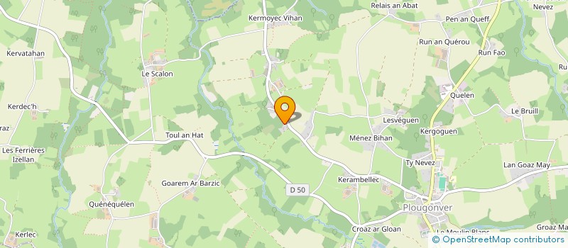 localisation de l'entreprise MADAME STEPHANIE THORAVAL  PLOUGONVER