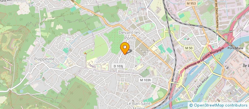 localisation de l'entreprise MADAME STEPHANIE THOUVENIN  METZ