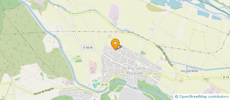 localisation de l'entreprise MADAME STEPHANIE TISSIER  LE PUY-SAINTE-REPARADE