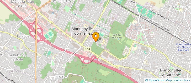 localisation de l'entreprise MADAME STEPHANIE TOMANI à MONTIGNY-LES-CORMEILLES