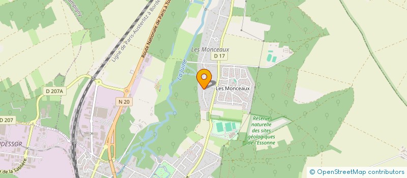 localisation de l'entreprise MADAME STEPHANIE TOPOLIANTZ  MORIGNY-CHAMPIGNY