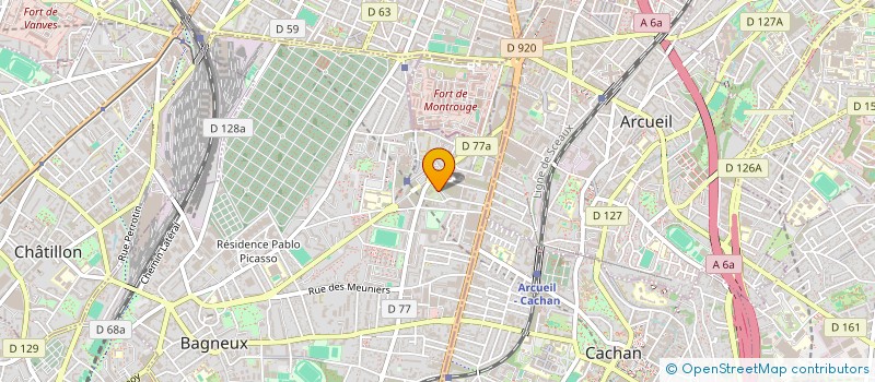 localisation de l'entreprise MADAME STEPHANIE TORAIN  BAGNEUX