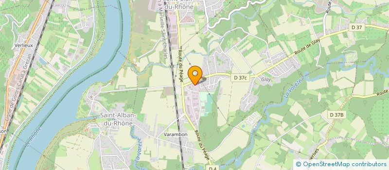 localisation de l'entreprise MADAME STEPHANIE TORCHEUX  SAINT-CLAIR-DU-RHONE