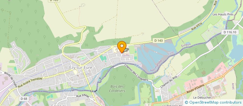 localisation de l'entreprise MADAME STEPHANIE TOUJAS  EZY-SUR-EURE