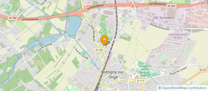 localisation de l'entreprise MADAME STEPHANIE TOUSSAINT  LE VAUDOUE