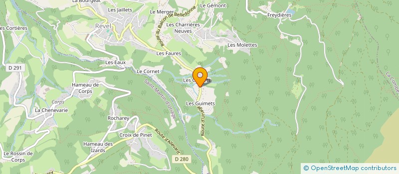 localisation de l'entreprise MADAME STEPHANIE TOUSSAINT  REVEL