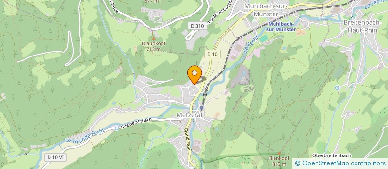 localisation de l'entreprise MADAME STEPHANIE TOUSSAINT  METZERAL