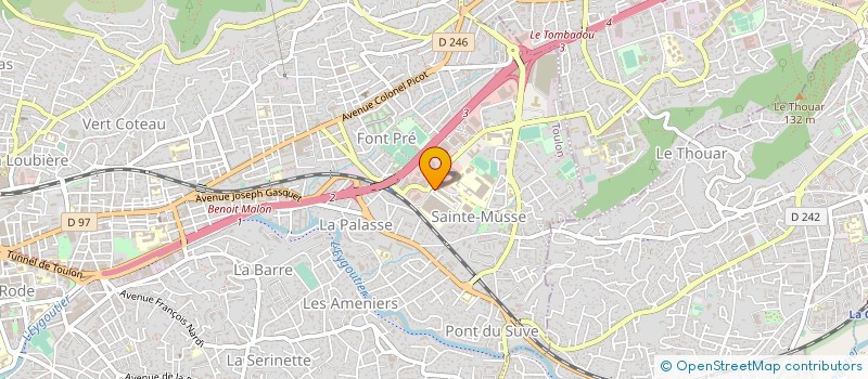 localisation de l'entreprise MADAME STEPHANIE TRAN  TOULON