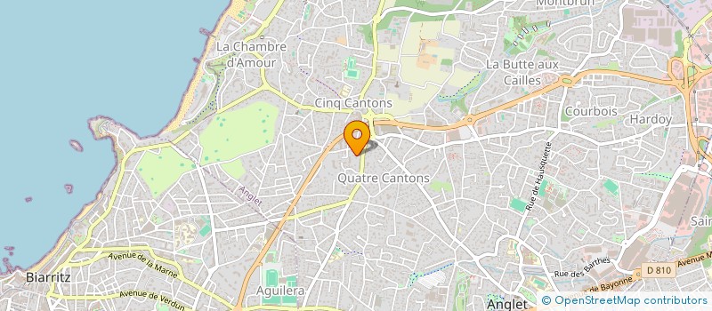 localisation de l'entreprise MADAME STEPHANIE TREBUCQ  ANGLET