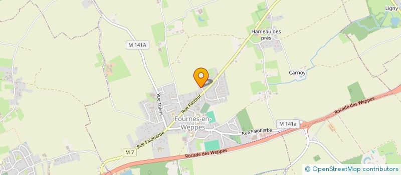 localisation de l'entreprise MADAME STEPHANIE TRENEL  FOURNES-EN-WEPPES