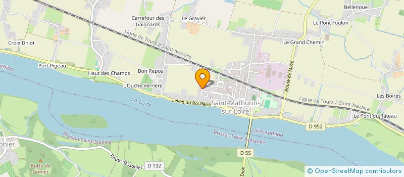 localisation de l'entreprise MADAME STEPHANIE TROISNE  BRISSAC LOIRE AUBANCE