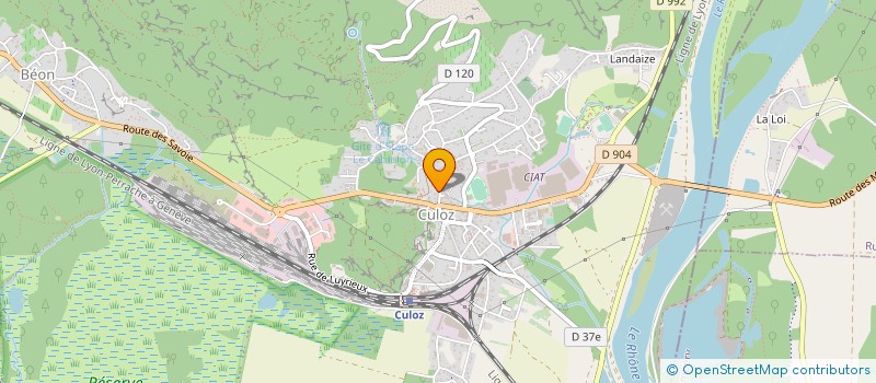 localisation de l'entreprise MADAME STEPHANIE TRUCHE  CULOZ-BEON