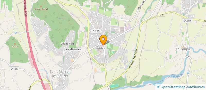 localisation de l'entreprise MADAME STEPHANIE TRUCHOT  SAUZET